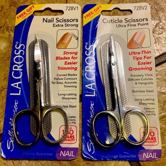 3/$20.  La Cross Cuticle and Nail Scissors - Picture 1 of 6